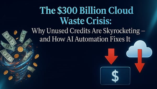 The $300 Billion Cloud Waste Crisis: Why Unused Credits Are Skyrocketing — and How AI Automation Fixes It